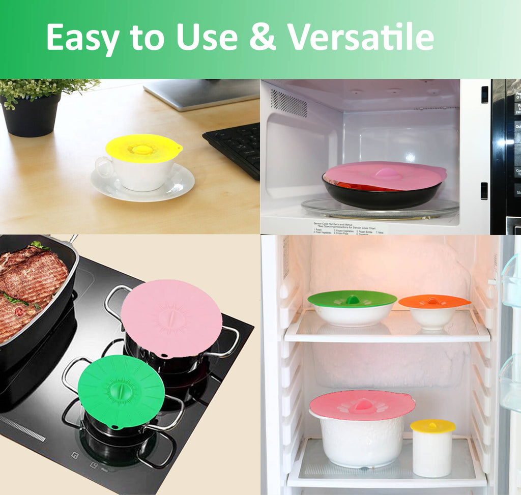 Silicone Vented Microwave Food Covers - Starcrest
